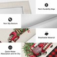 thumbnail image 5 of Christmas Truck Outdoor Rug 4x6 Ft, Non Slip Washable Area Rug, Vintage Xmas Red Buffalo Plaid Patio Rugs Carpet Runner, Large Floor Mat for Indoor/Outdoor Deck Porch Camping, 5 of 8