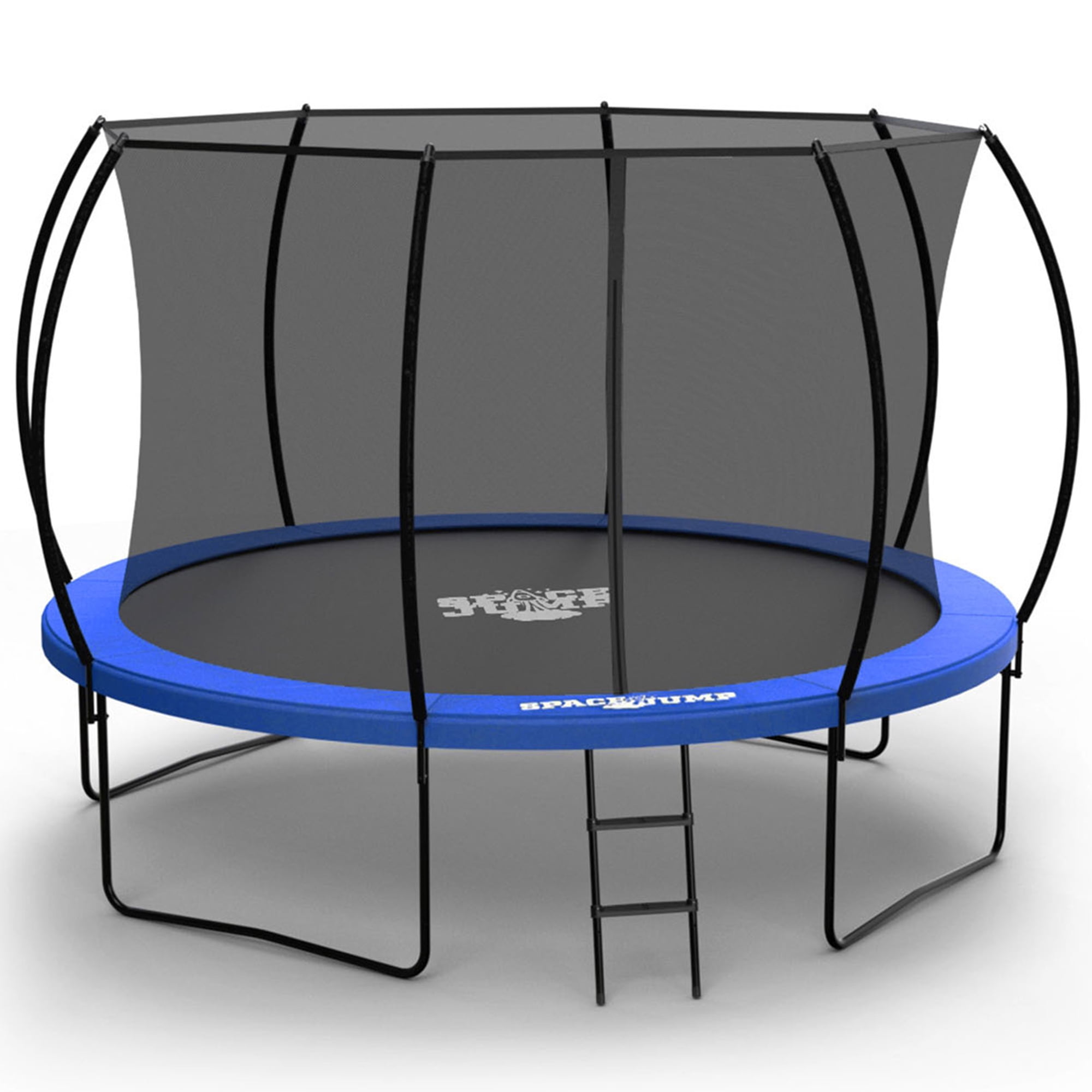 Moxie Pumpkin-Shaped Outdoor Trampoline Set with Premium Top-Ring