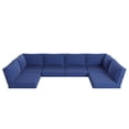 thumbnail image 1 of Juego de 14 cojines para patio exterior Aoxun, azul marino, 1 of 9