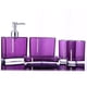 thumbnail image 2 of Decoración del hogar, juego de 5 accesorios de baño de acrílico, suministros de baño, equipamiento de baño, diseño fácil de usar, 2 of 12