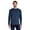 Navy Blue, variant on ComfortWash by Hanes Unisex 5.5 oz., 100% Ringspun Cotton Garment-Dyed Long-Sleeve T-Shirt - GDH200
