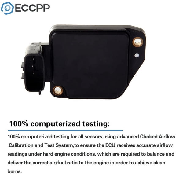 ECCPP Mass Air Flow Sensor AFH55M12 Fit For 1998-2004 for Nissan Frontier 2.4L,2000-2004 for Nissan Xterra 2.4L