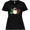 thumbnail image 3 of Inktastic Christmas Penguin Joy 2 Women's Plus Size T-Shirt, 3 of 5