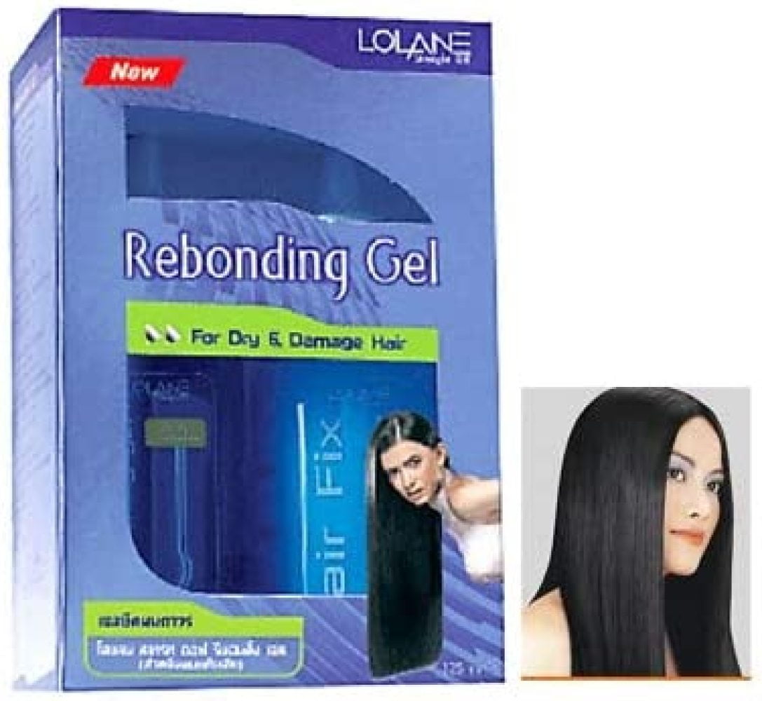 Lolane Straight Off Hair Rebonding Bonding Straightening Cream Kit