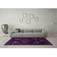 thumbnail image 3 of Ahgly Company Indoor Square Persian Purple Traditional Area Rugs, 8' Square, 3 of 4