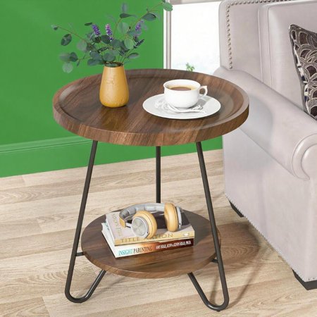 Wood End Table