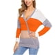 thumbnail image 4 of Puntoco suéter moda mujer Casual manga larga Casual Color contraste Patchwork suéter blusa liquidación de Navidad Puntoco Puntoco-5525, 4 of 4
