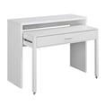 thumbnail image 4 of Convenience Concepts Newport JB Console/Sliding Desk with Drawer and Riser, White, 4 of 8