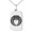 Silver, variant on Stainless Steel Naito Samurai Crest Engraved Small Rectangle Dog Tag Charm Pendant Necklace