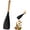 Black, variant on Cedar and Ash Multi Cooking Spoon, Heat-Resistant Silicone, 3 in 1 Spatula Spoons Silicone for Stirring, Mixing, Scooping & Serving