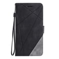 thumbnail image 3 of For Samsung Galaxy S25 FE 5G Wallet Phone Case With Card Holder Magnetic Closure Folio Splicing PU Leather Flip Case,Black,For Galaxy S25 FE 5G, 3 of 7