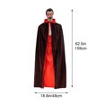 thumbnail image 3 of Fiudx Liquidación de ahorros de verano Fantasma colgante de Halloween, decoración de terror, sensor activado por voz, sonido brillante, capa chupasangre, cabeza de goma, disfraz espeluznante, 3 of 7