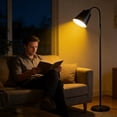 thumbnail image 5 of LED Color Changing Floor Lamp, 10W Dimmable LED Modern Floor Lamp, 16 Colors 4 Modes Remote Control Light, Metal Pole Lamp for Living Room Bedroom Hotel, 5 of 8