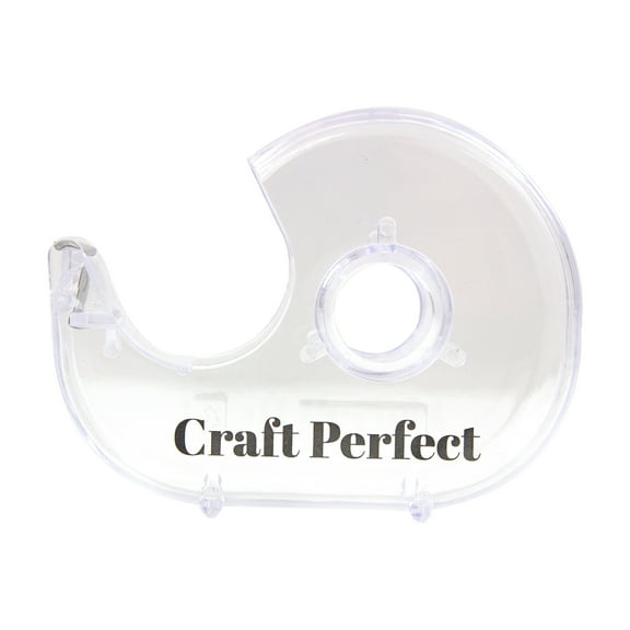 Craft Perfect Low Tack Tape Dispenser-Clear