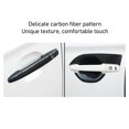 thumbnail image 4 of Car Door Bowl Sticker, Perfect Fit Carbon Fiber Pattern Background Paint  ABS Door Bowl  Sticker  for Outlander, 4 of 8