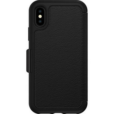 Otterbox Strada Series Folio Case for iPhone X, Shadow Black