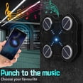 thumbnail image 4 of WEEKEND COME Musical Boxing Machine Wall Mounted Music with Gloves, Workout Equipment with LED Guidance, for Kids Punching Pads Sport Toys Christmas Gifts, 4 of 7