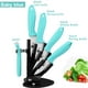 thumbnail image 2 of Cuchillos de Cerámica con Bloque, Juego de Cuchillos de Cocina de 3", 4", 5" y 6" Pulgadas con Pelador, Cuchillo de Pelar de Frutas con Tapas, 2 of 4