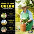 thumbnail image 3 of BOEN 4' x 50' Yellow Plastic Mesh Snow Fence Safety Barrier for Garden, Deer and Pets, 3 of 5