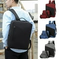thumbnail image 4 of 3 Pieces Set Laptop Backpack for Men Women Tablet Water-Repellent Lightweight for Travel Business College, 4 of 4