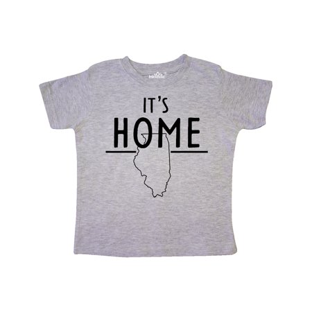 

Inktastic It s Home- State of Illinois Outline Gift Toddler Boy or Toddler Girl T-Shirt