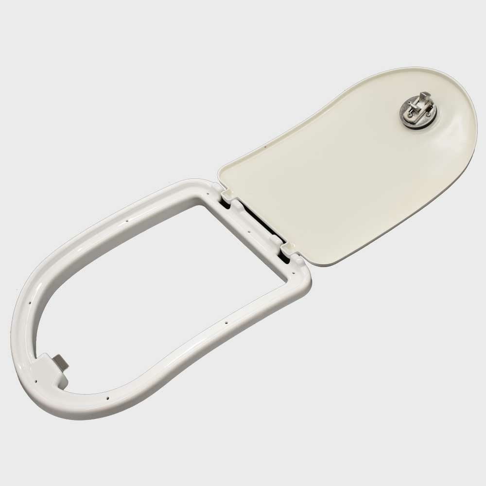 SSi Boat Curved Access Hatch 321425 14 5/8 x 9 3/4 Inch Plastic