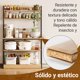 thumbnail image 2 of Mueble Librero y Organizador Multiusos con Repisas Para Hogar, Cocina, Sala, Estudio o Comedor Ahorra Espacio 5 niveles, 2 of 7