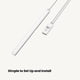 thumbnail image 2 of Safety 1st Connected Under Crib Smart Light — Motion Activated Night Light, Dimmable and Full Color Control, Nursery and Bedroom Lighting, Wi-Fi Enabled, iOS and Android Compatible, 2 of 5