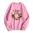 thumbnail image 4 of Game Day Shirt Women Cute Football Sweatshirt Rugby Ball Graphic Tee Tops Long Sleeve Crew Hoodie, 4 of 4