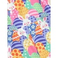 thumbnail image 6 of Jxzom Toddler Baby Girl Bell Bottom Romper 12M 18M 2T 3T 4T Rabbits Eggs One Piece Jumpsuit Flare Pants Overalls Easter Clothes, 6 of 7