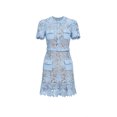 thumbnail image 1 of Vestido Bellabarnetten Mauris con botones de diamante de manga corta, 1 of 7