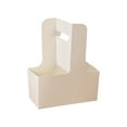 thumbnail image 1 of Plateau de Tasse à Café Jetable avec Double Poignée / Porte-Boisson en Papier Kraft pour Emporter / Rangement Alimentaire Catégorie, 1 of 7