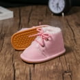 thumbnail image 5 of HsdsBebe Baby Girls Boys Cozy Fleece Boots Infant Winter Warm Shoes Unisex High-top Ankle Booties for Newborn 3-18 Months, 5 of 8