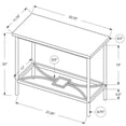 thumbnail image 4 of Home Square 12" Accent End Table in White and Silver - Set of 2, 4 of 4
