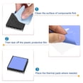 thumbnail image 5 of Uxcell Silicone Thermal Conductive Pads 3.93x3.93x0.02inch Heatsink Blue, 5 of 5
