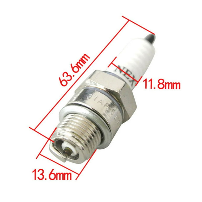 Motorized bike spark clearance plug