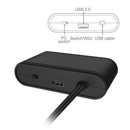 Outdoorline 3 In 1 Gc Controller Adapter Replacement For Switch Wii U Gc Gamecube Game Cube Controller Pc Adapter Walmart Canada