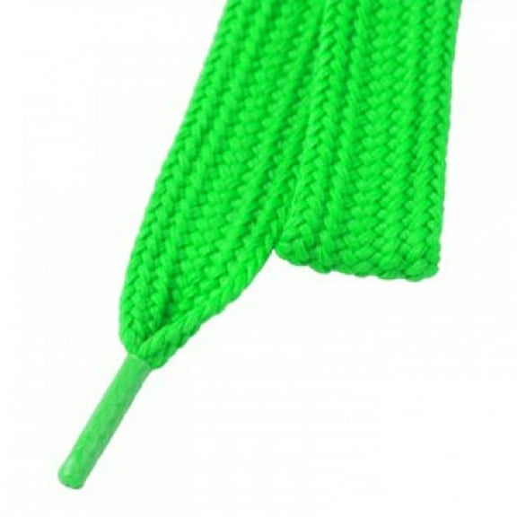 Hickory Brands Wide Shoe Laces - Neon Green (54")