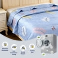 thumbnail image 3 of Ohufall Cooling Comforter Thin Quilt Summer Bedding Cotton Comforter Lightweight Washable Quilt Insert Fashionable Gift Box Set, 3 of 4
