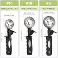 thumbnail image 2 of Small Cookie Scoop Set - Include TSP Cookie Dough Scoops Ice Cream Scoopers Stainless Steel Cookies Scoops for Baking Good Soft Grips Quick Trigger Release, 2 of 9
