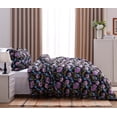 thumbnail image 3 of Floral Duvet Cover Set Cornflower Black Queen, 3 of 8
