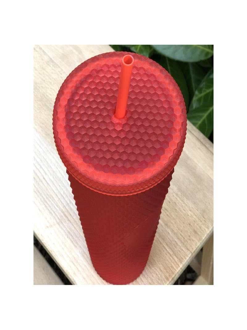 Starbucks Limited Edition 2021 Red Studded Tumbler with Straw NWT
