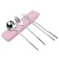 thumbnail image 4 of Travel Cutlery Set,Portable Cutlery Set Stainless Spoon Fork Cutlery Set Rapid Response, 4 of 7