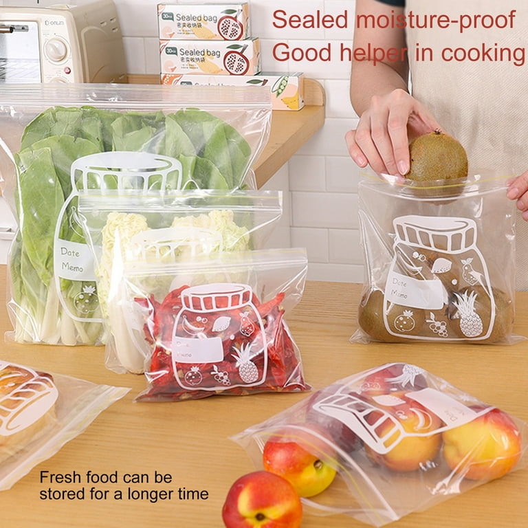 30pcs/box 16*14cm Food Sealing Bag, Freezer & Fridge Ziplock Bag
