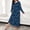 Blue, variant on 2026 Clothing Long Sleeve Sleep Shirt Crew Neck Womens Plus Size Cute Christmas Print Sleep Dress Round Neck Long Sleeve Loose Fit Nightdress