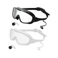 thumbnail image 2 of S SERENABLE 2 Pcs Lunettes de Natation pour Hommes Femmes Adultes Grand Vue Résistantes à l'Eau Style F, 2 of 9