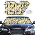 thumbnail image 2 of Balery Cute Bee Print Car Windshield Sun Shade,Windshield Sunshade for Car Pickup Truck SUV Accessories-Medium, 2 of 7