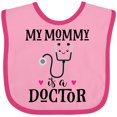 thumbnail image 3 of Inktastic Mommy is a Doctor Baby Girls Baby Bib, 3 of 4