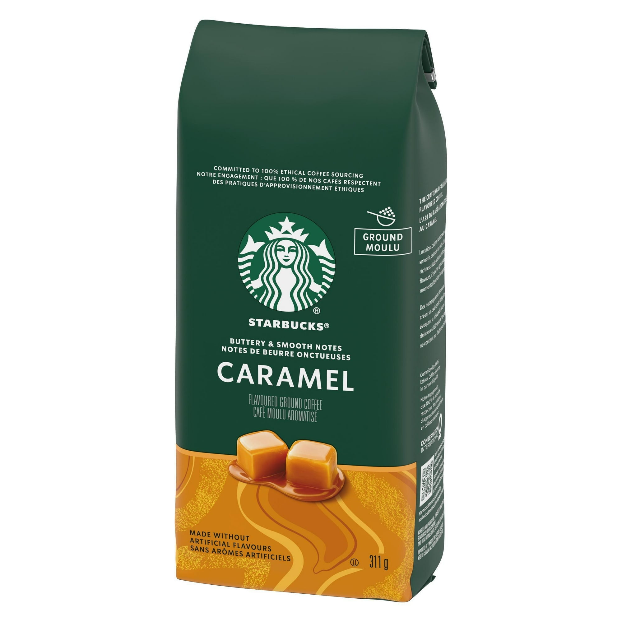 Starbucks® Café aromatisé au caramel Moulu 311g 311 GR