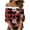04 Multicolor, variant on Furry Fur Trim Off the Shoulder Christmas Shirts for Women Dressy Casual Long Sleeve Party Blouse Cute Graphic Xams Tops